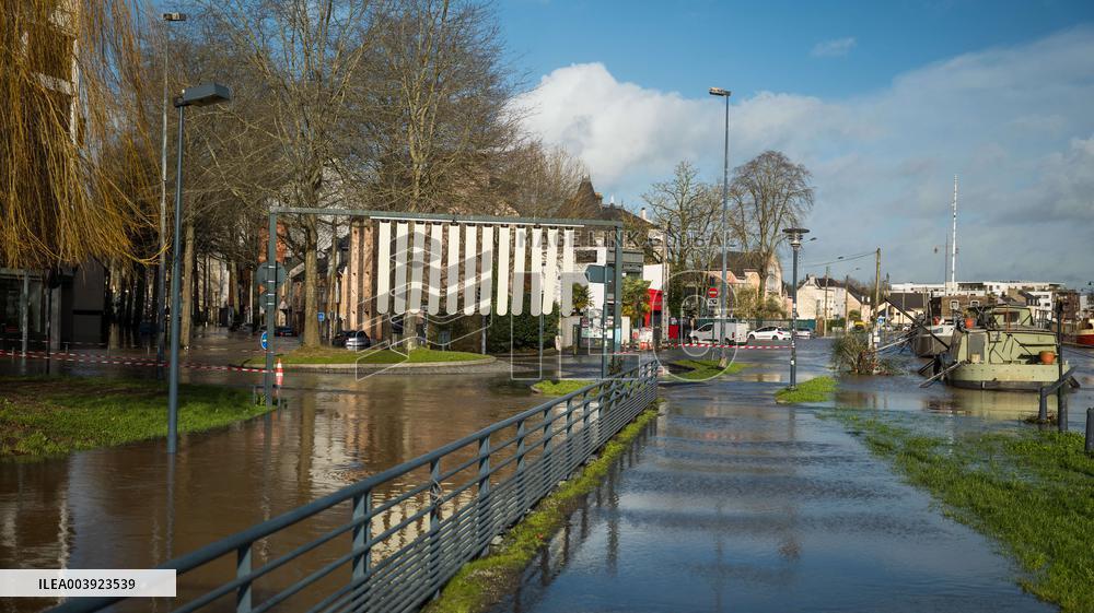 Rennes Hit By Historic Flooding