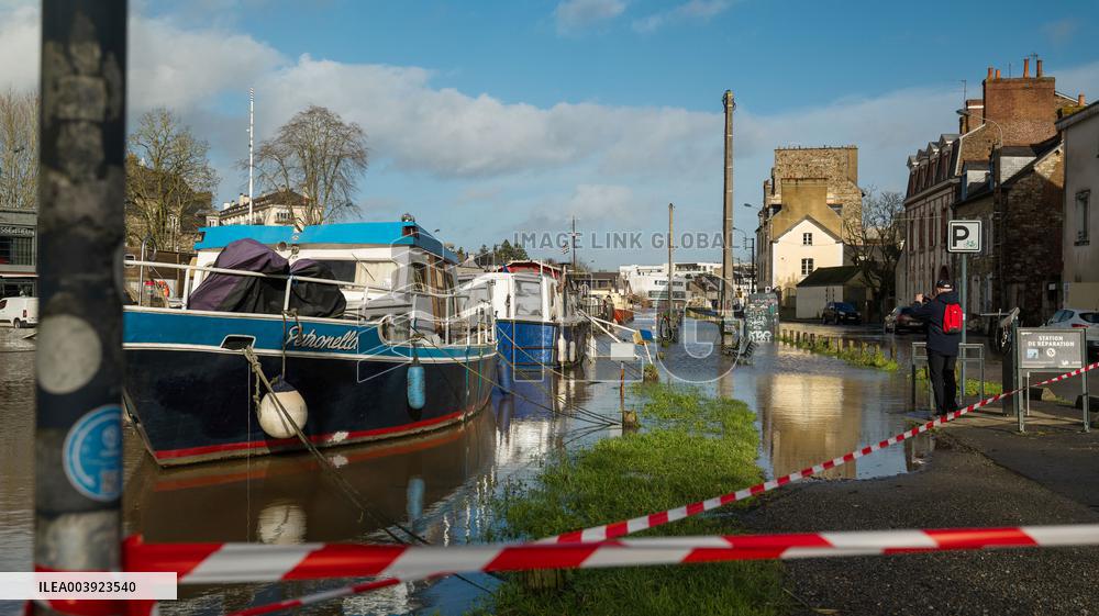 Rennes Hit By Historic Flooding