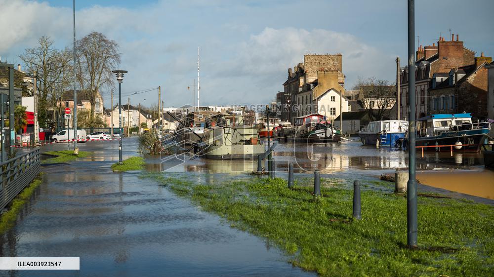 Rennes Hit By Historic Flooding