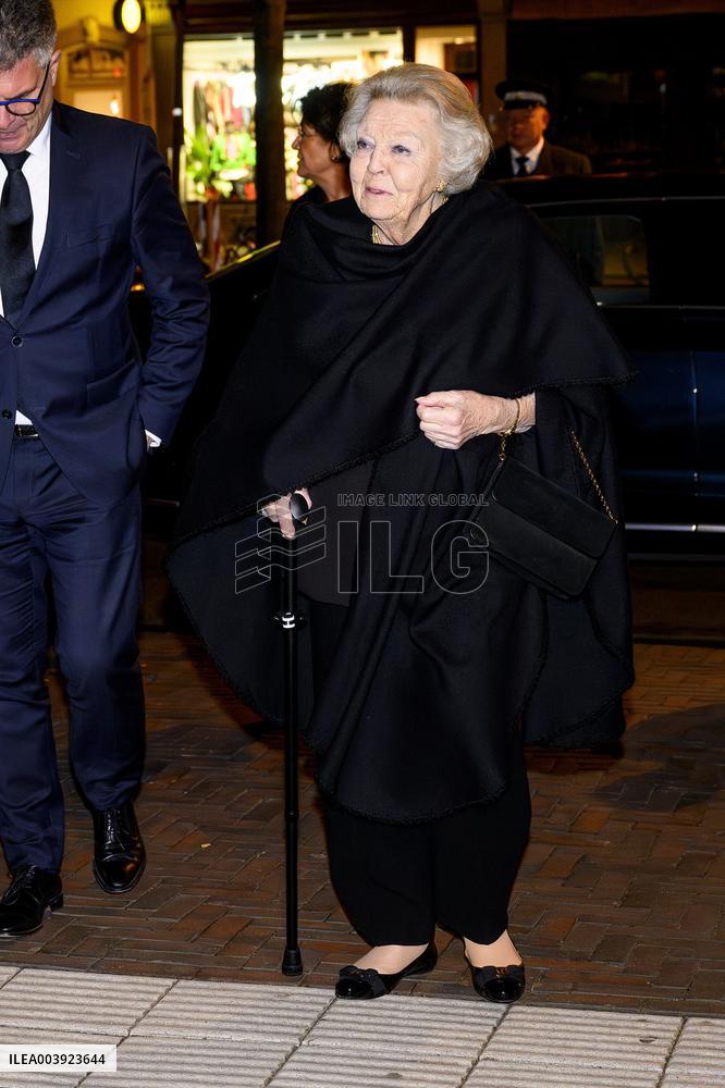 Princess Beatrix Visits TivoliVredenburg - Utrecht