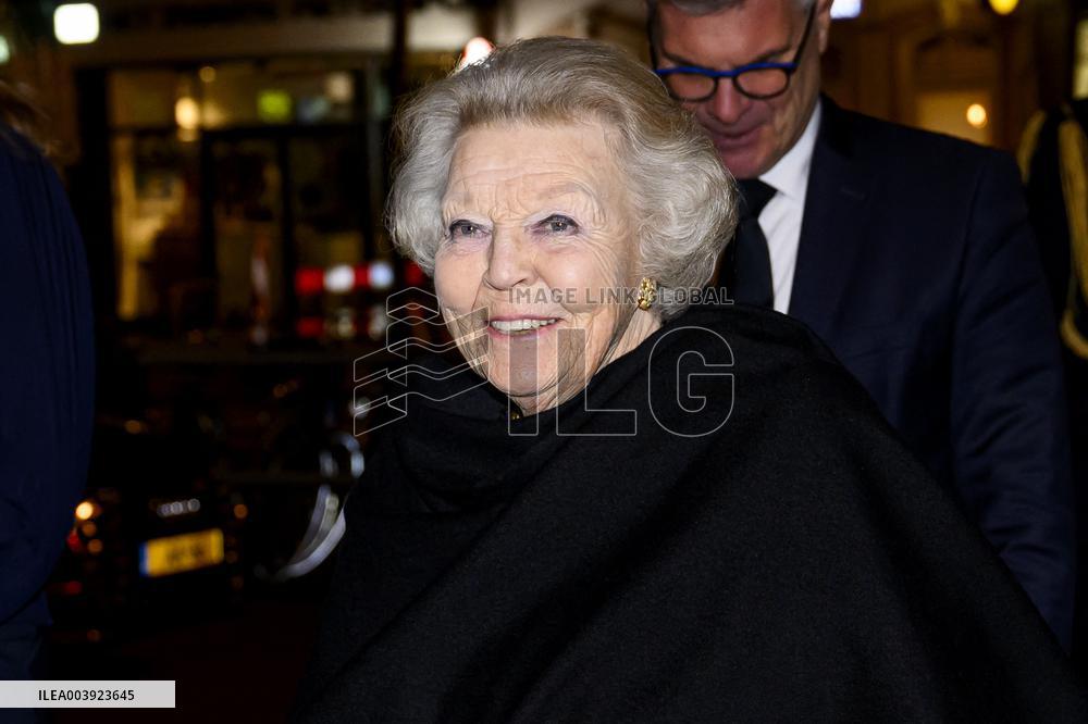 Princess Beatrix Visits TivoliVredenburg - Utrecht