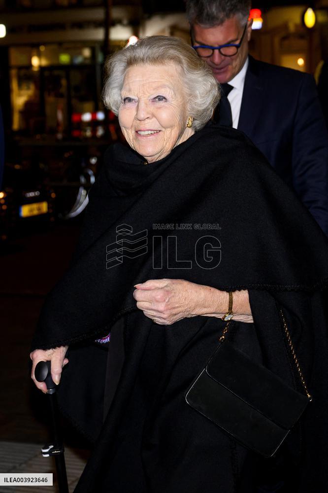 Princess Beatrix Visits TivoliVredenburg - Utrecht