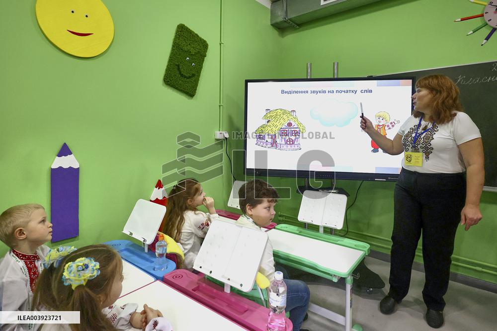 Second underground school opens in Kharkiv