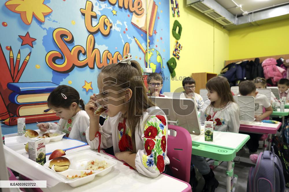 Second underground school opens in Kharkiv