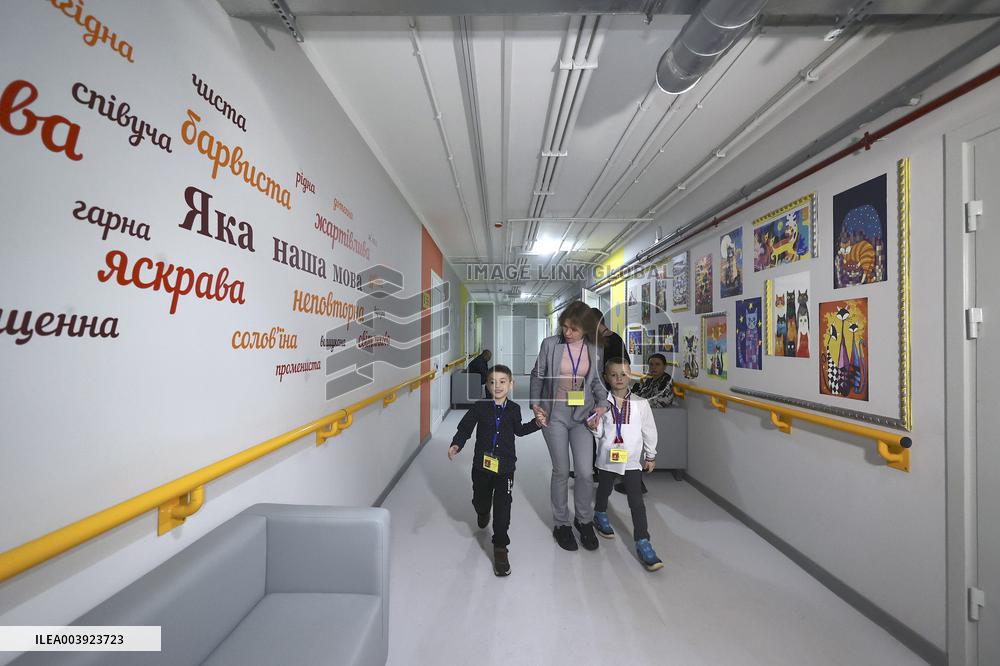 Second underground school opens in Kharkiv