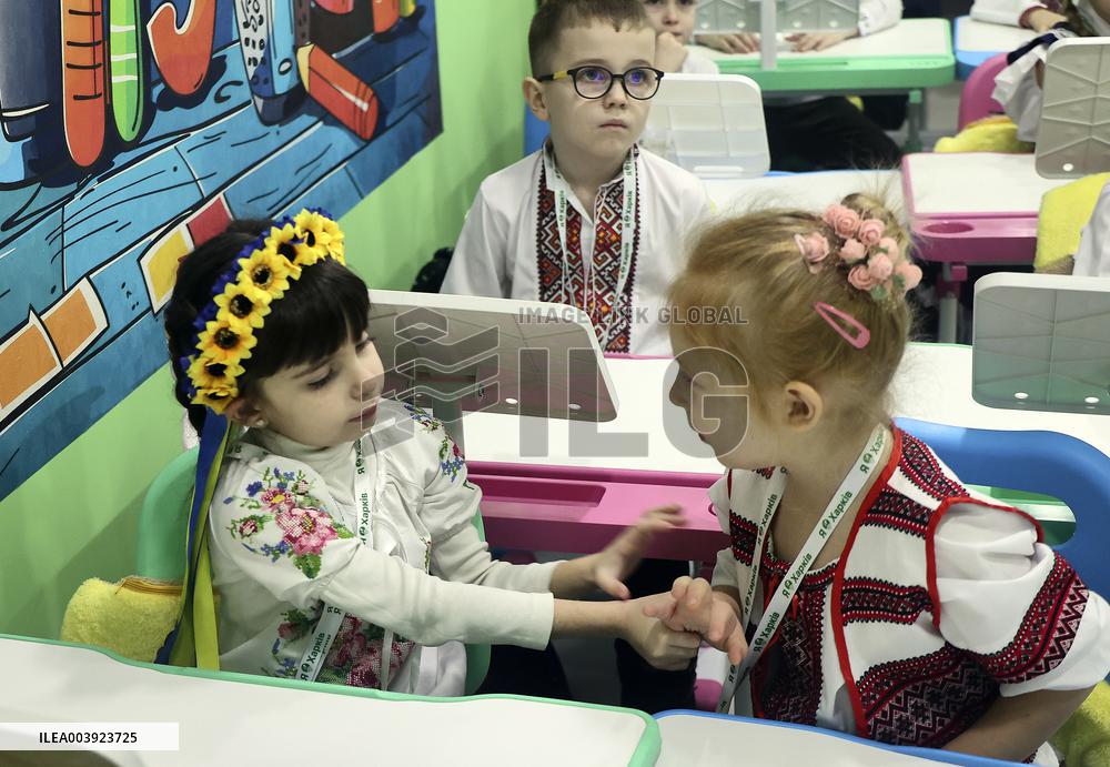 Second underground school opens in Kharkiv