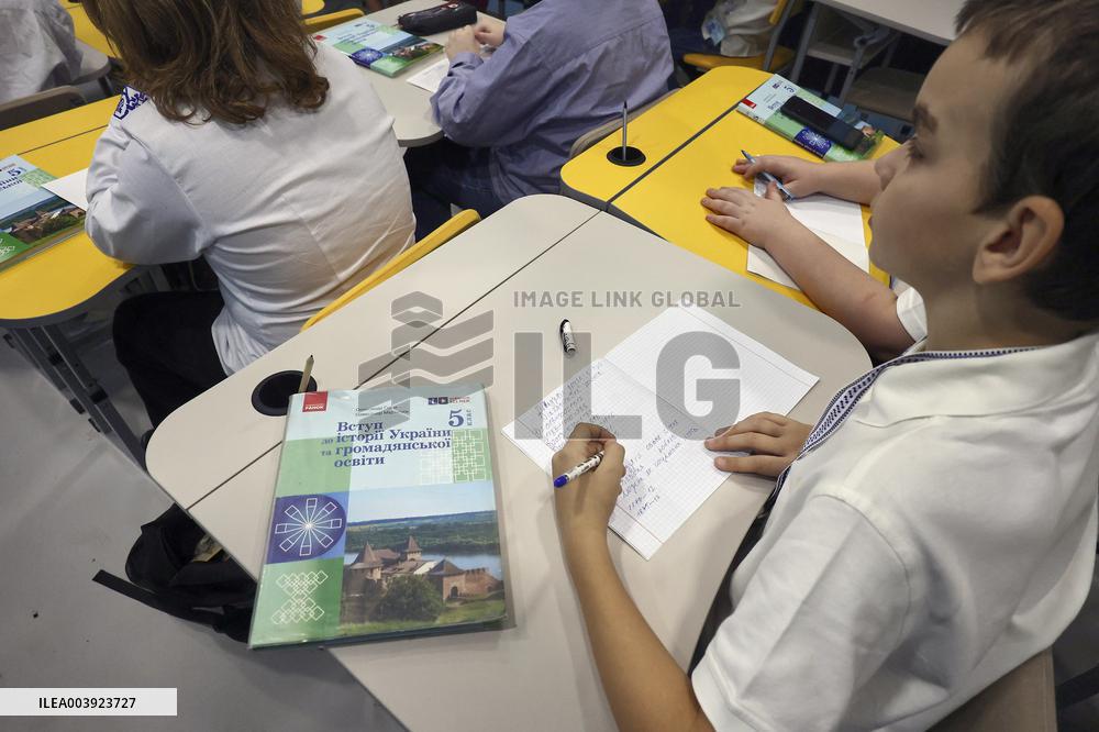 Second underground school opens in Kharkiv