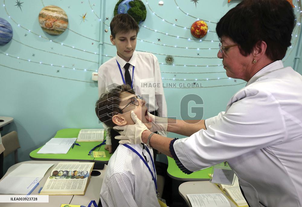 Second underground school opens in Kharkiv