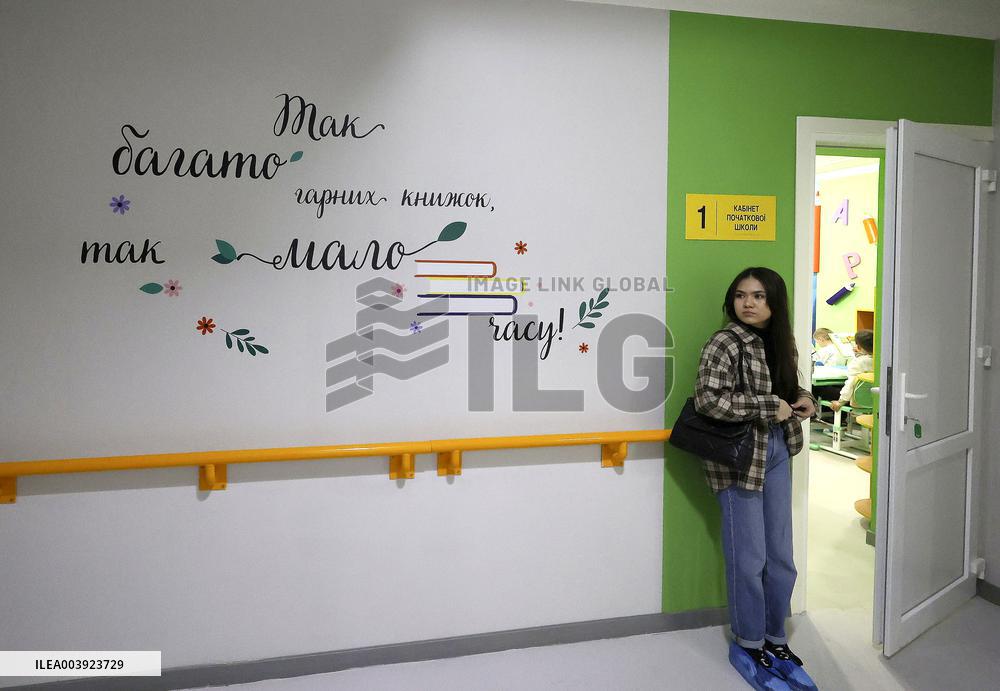 Second underground school opens in Kharkiv