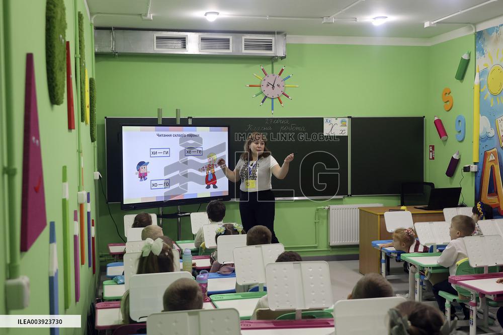 Second underground school opens in Kharkiv