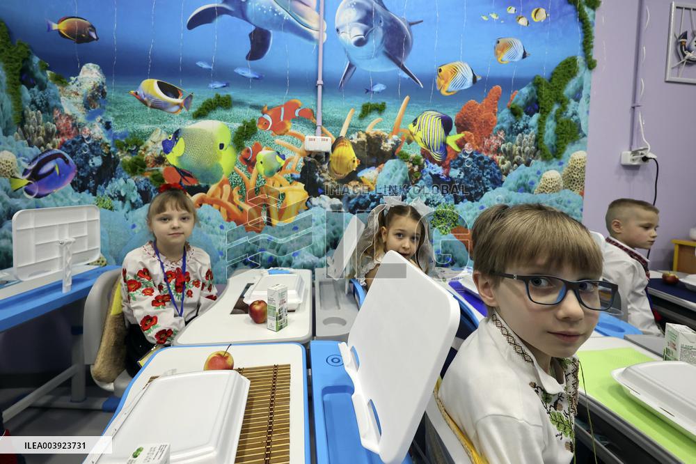 Second underground school opens in Kharkiv