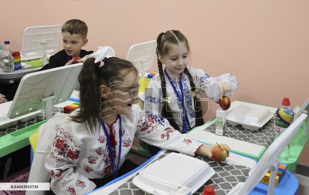Second underground school opens in Kharkiv
