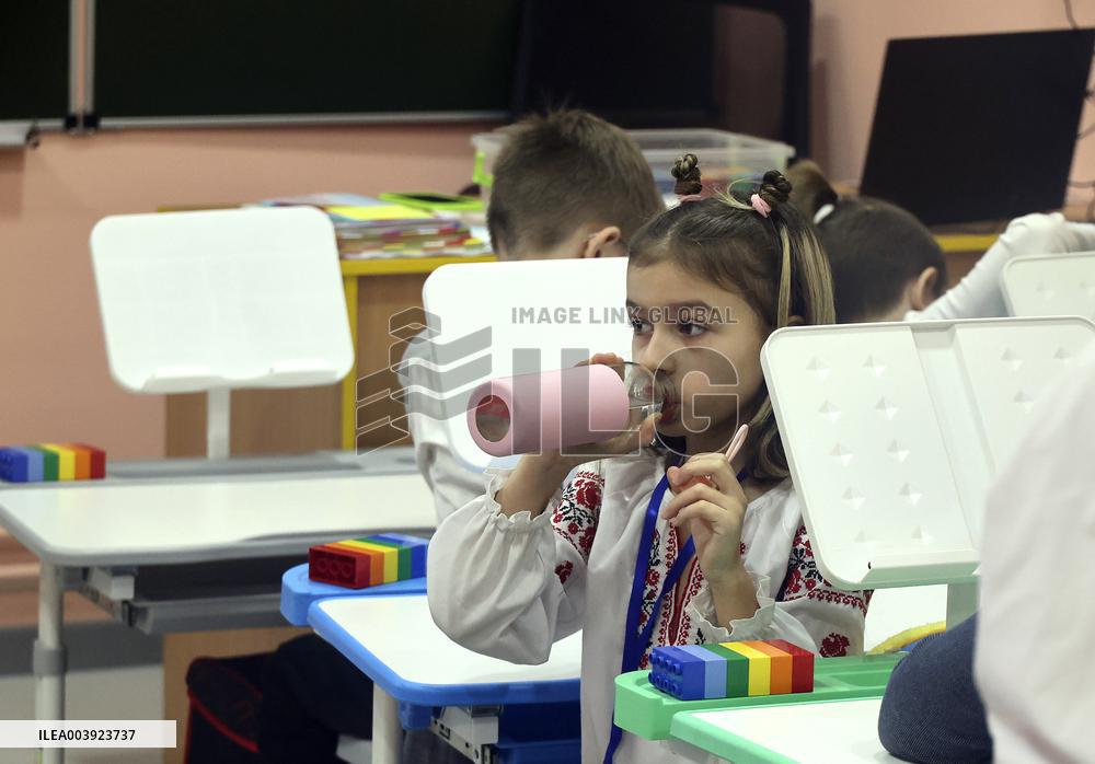 Second underground school opens in Kharkiv