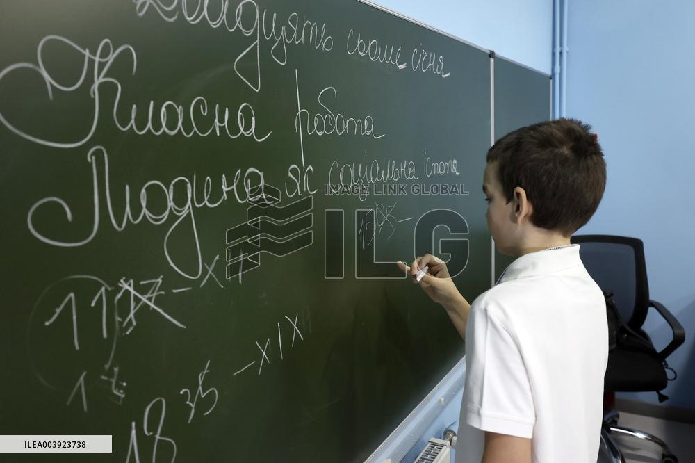 Second underground school opens in Kharkiv