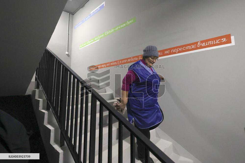 Second underground school opens in Kharkiv
