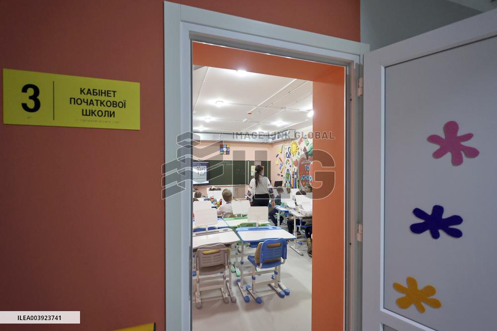 Second underground school opens in Kharkiv