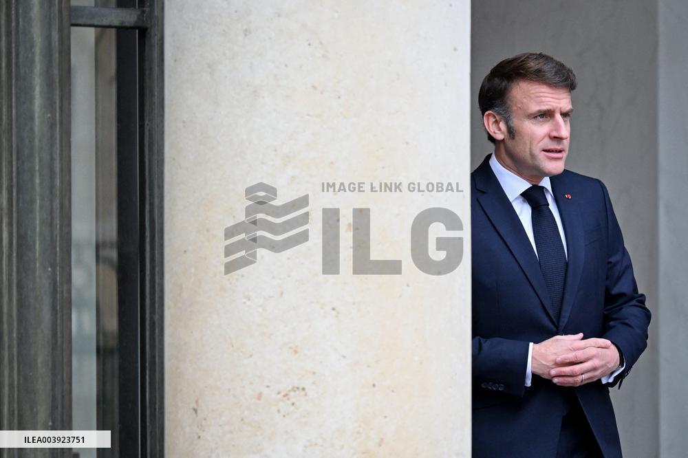President Macron Meets Ursula Von Der Leyen - Paris