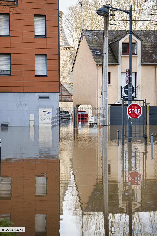 Rennes Hit By Historic Flooding