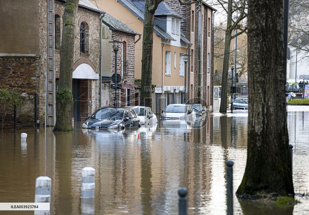 Rennes Hit By Historic Flooding