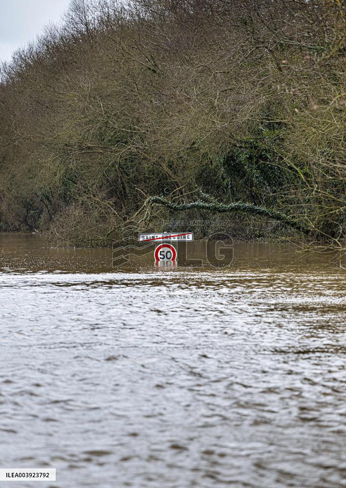 Rennes Hit By Historic Flooding