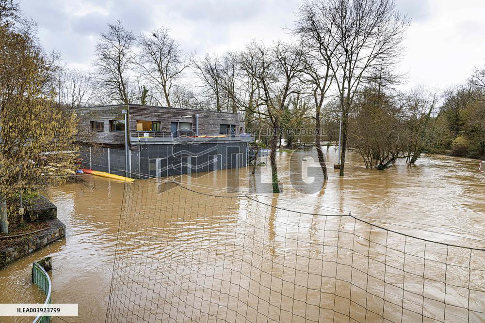 Rennes Hit By Historic Flooding