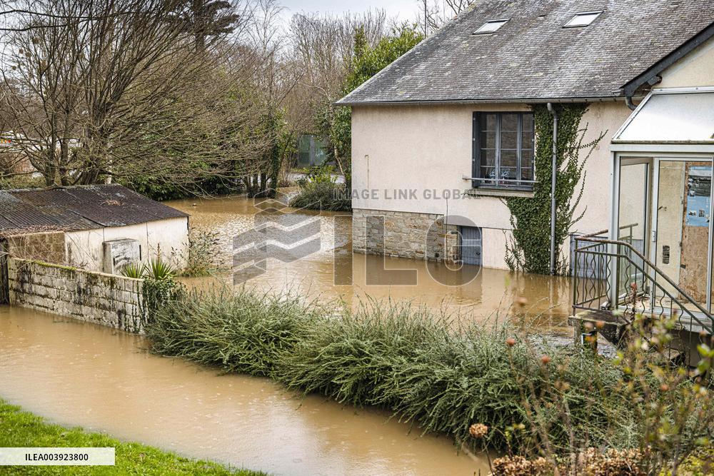 Rennes Hit By Historic Flooding