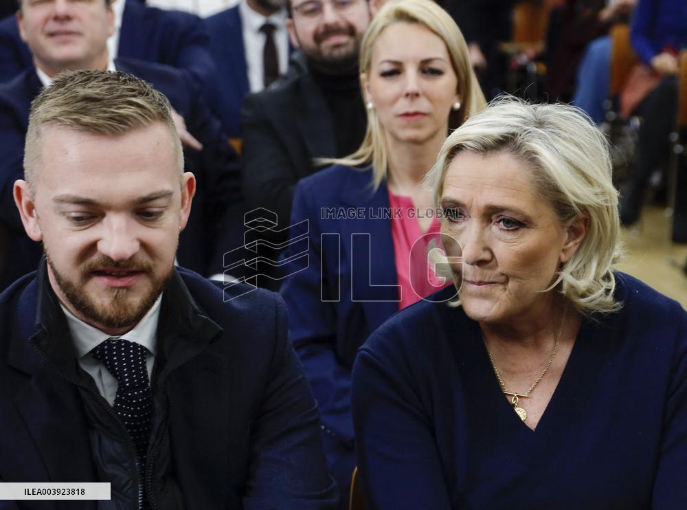 Rassemblement National New Year Greetings - Paris
