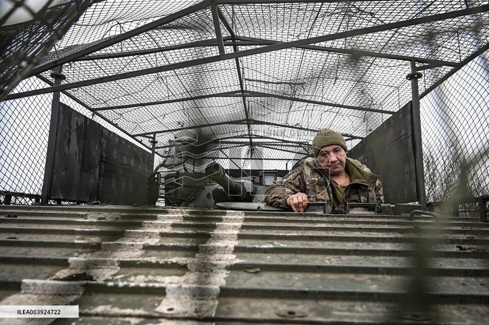 Live fire exercise of 110th Territorial Defence Brigade in Zaporizhzhia direction