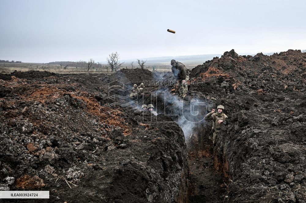 Live fire exercise of 110th Territorial Defence Brigade in Zaporizhzhia direction