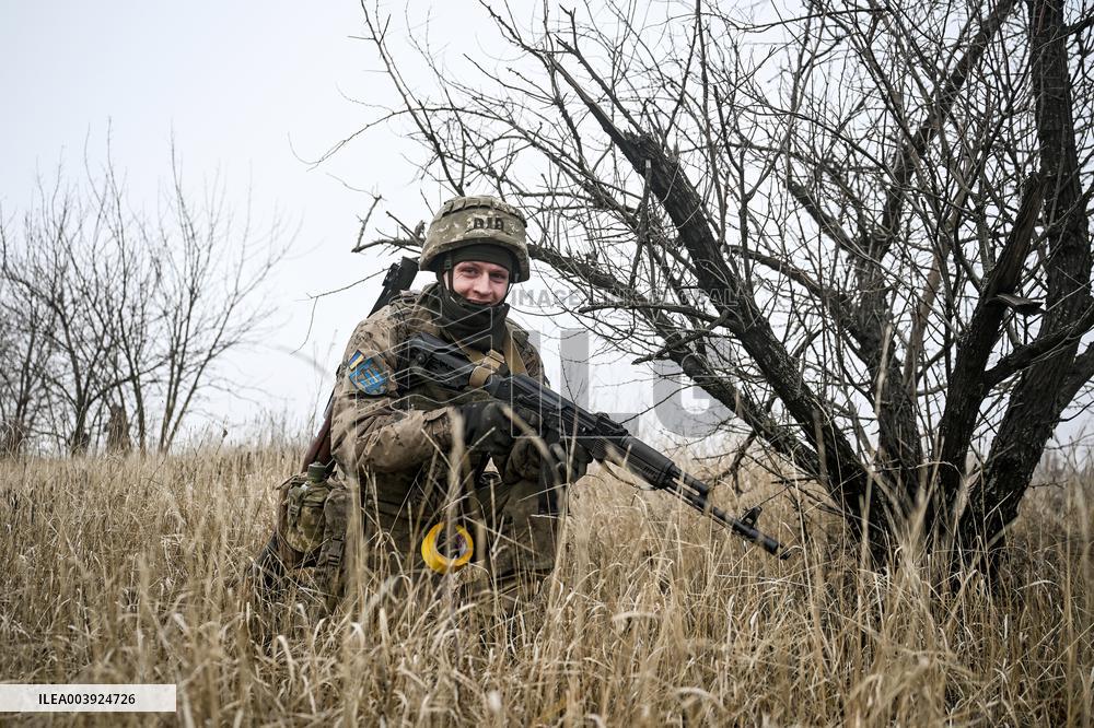 Live fire exercise of 110th Territorial Defence Brigade in Zaporizhzhia direction