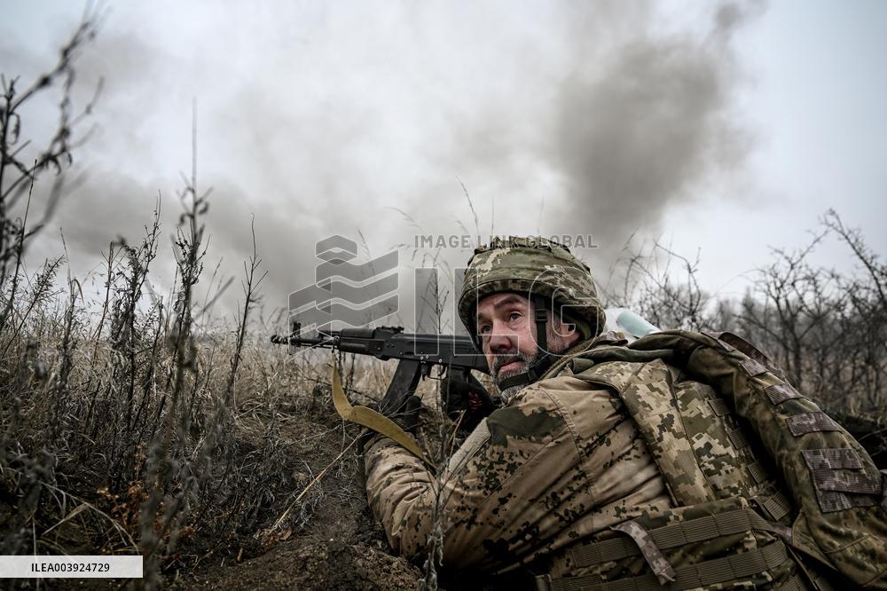 Live fire exercise of 110th Territorial Defence Brigade in Zaporizhzhia direction