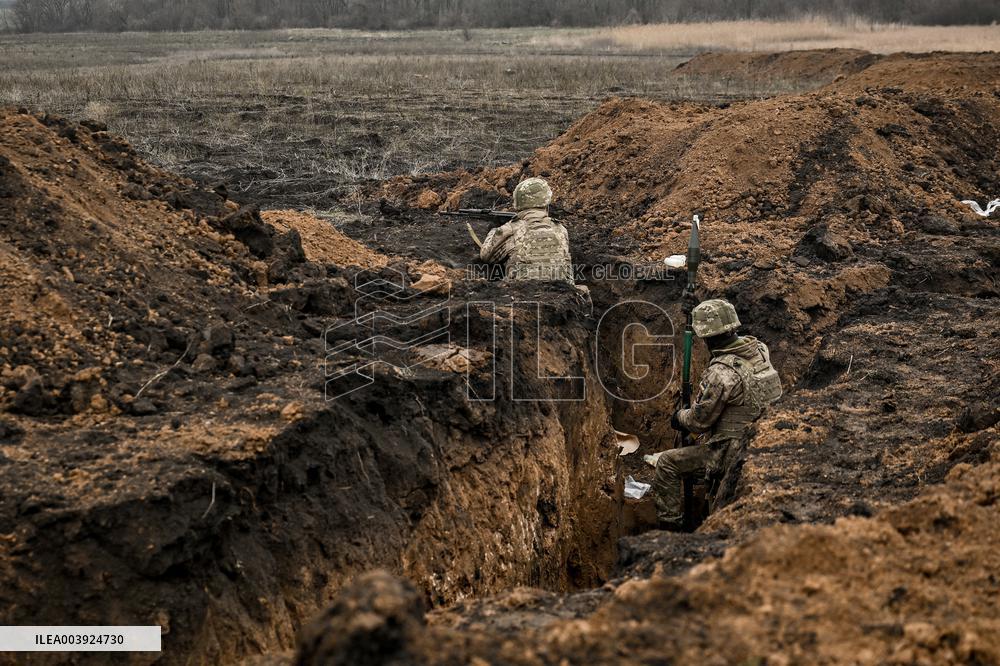 Live fire exercise of 110th Territorial Defence Brigade in Zaporizhzhia direction