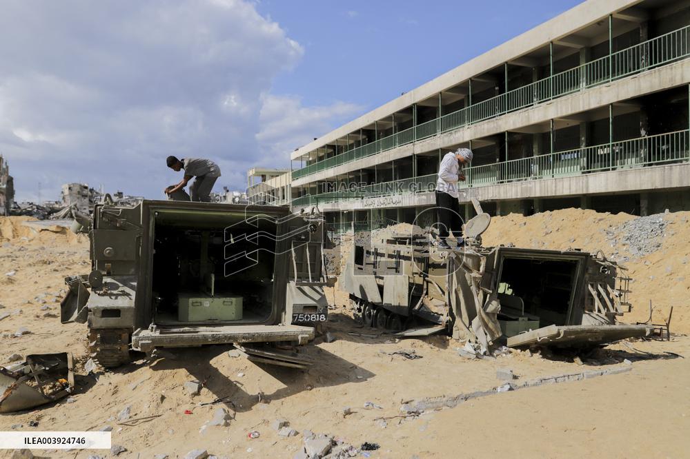 Views Of Rafah Show Widespread Destruction After Months Of War - Gaza