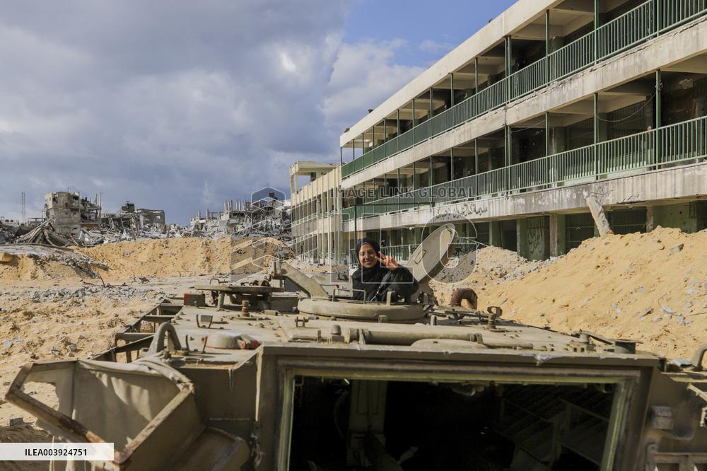 Views Of Rafah Show Widespread Destruction After Months Of War - Gaza