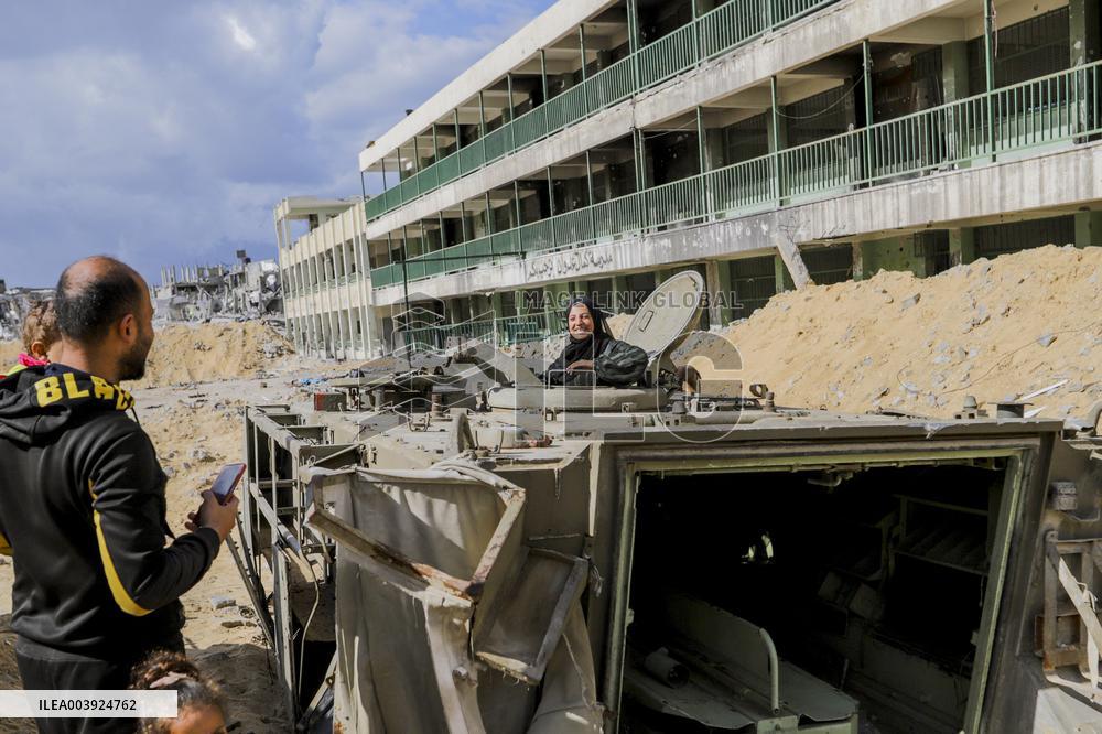 Views Of Rafah Show Widespread Destruction After Months Of War - Gaza