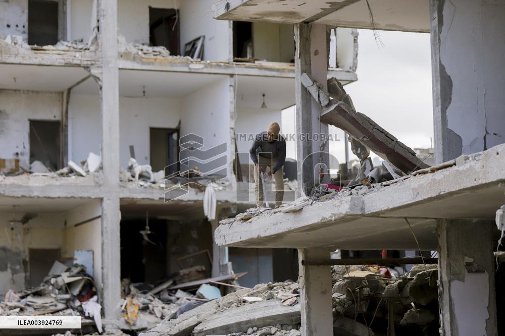 Views Of Rafah Show Widespread Destruction After Months Of War - Gaza
