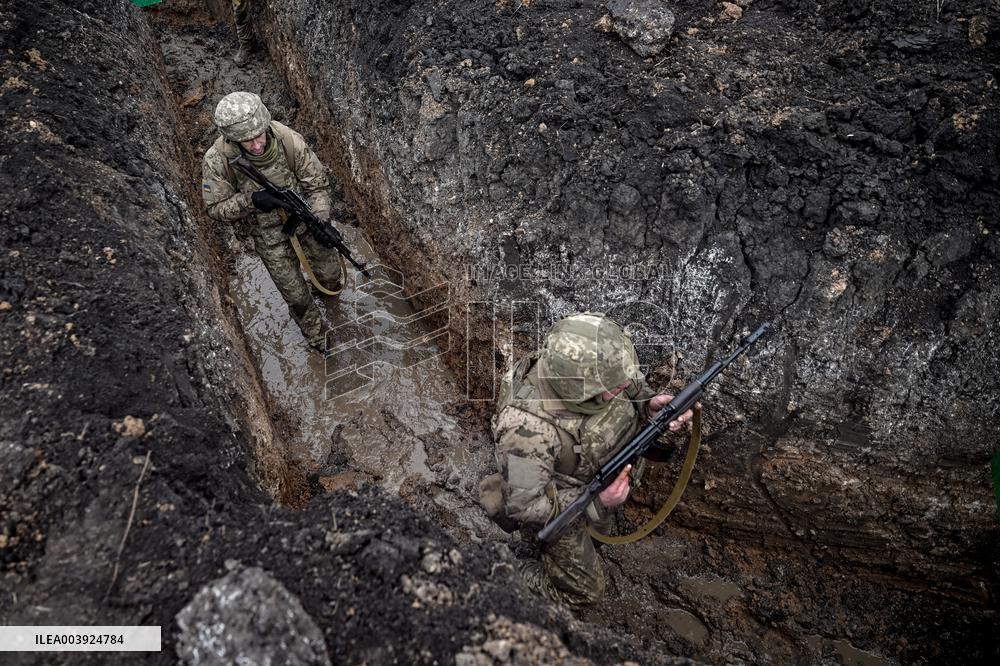 Live fire exercise of 110th Territorial Defence Brigade in Zaporizhzhia direction