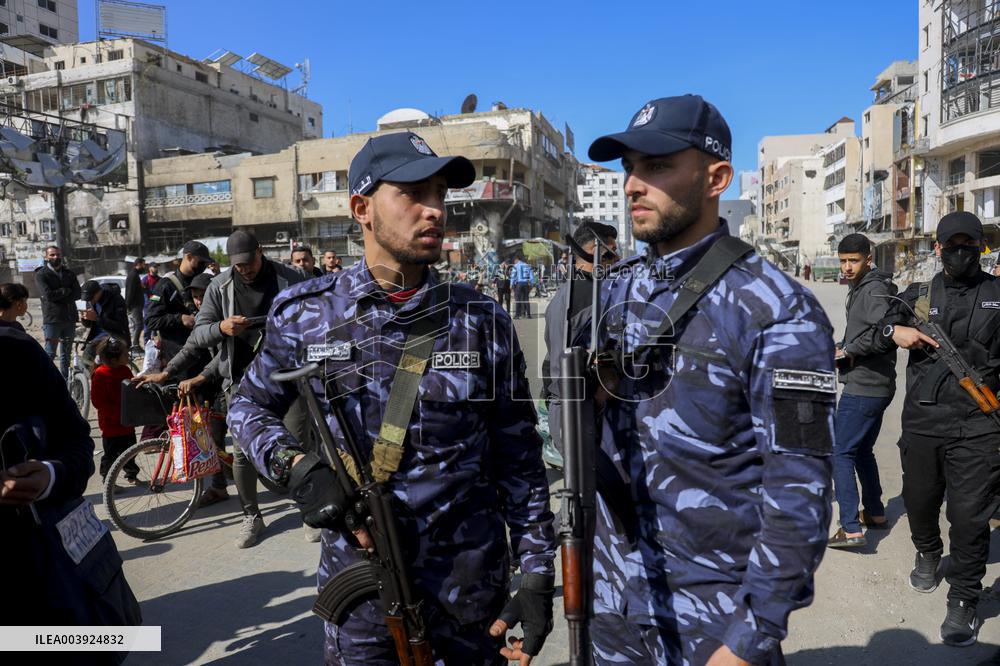 Palestinian Public Order Police Forces - Gaza