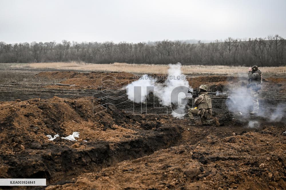 Live fire exercise of 110th Territorial Defence Brigade in Zaporizhzhia direction