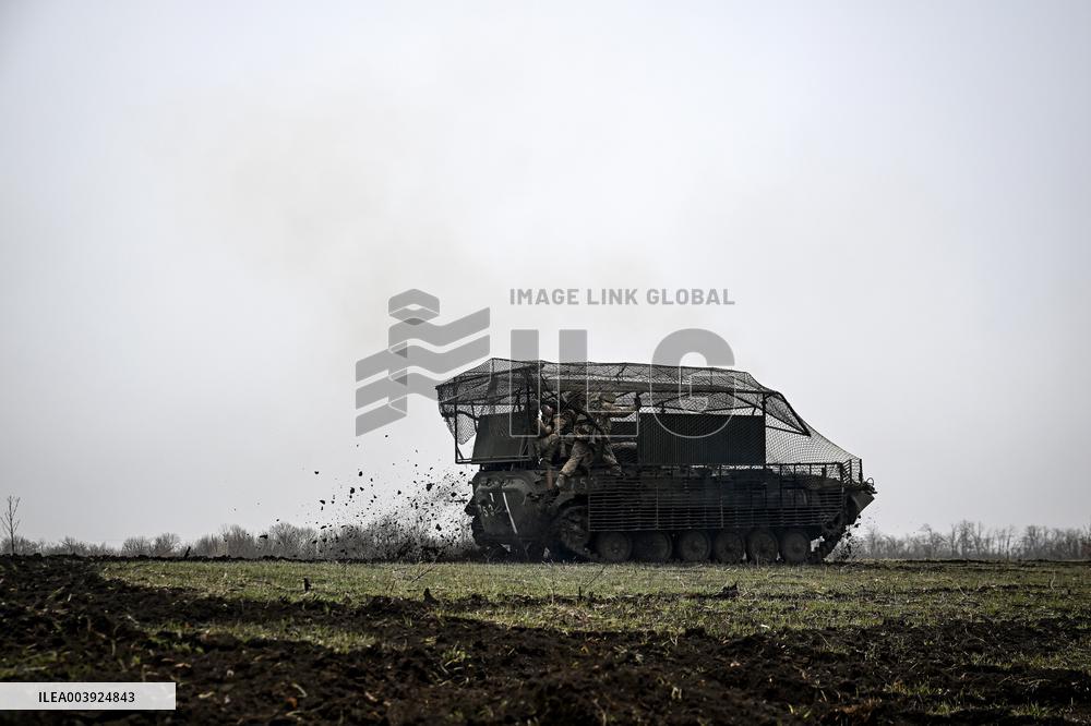 Live fire exercise of 110th Territorial Defence Brigade in Zaporizhzhia direction