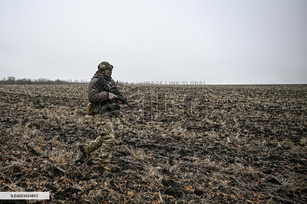 Live fire exercise of 110th Territorial Defence Brigade in Zaporizhzhia direction