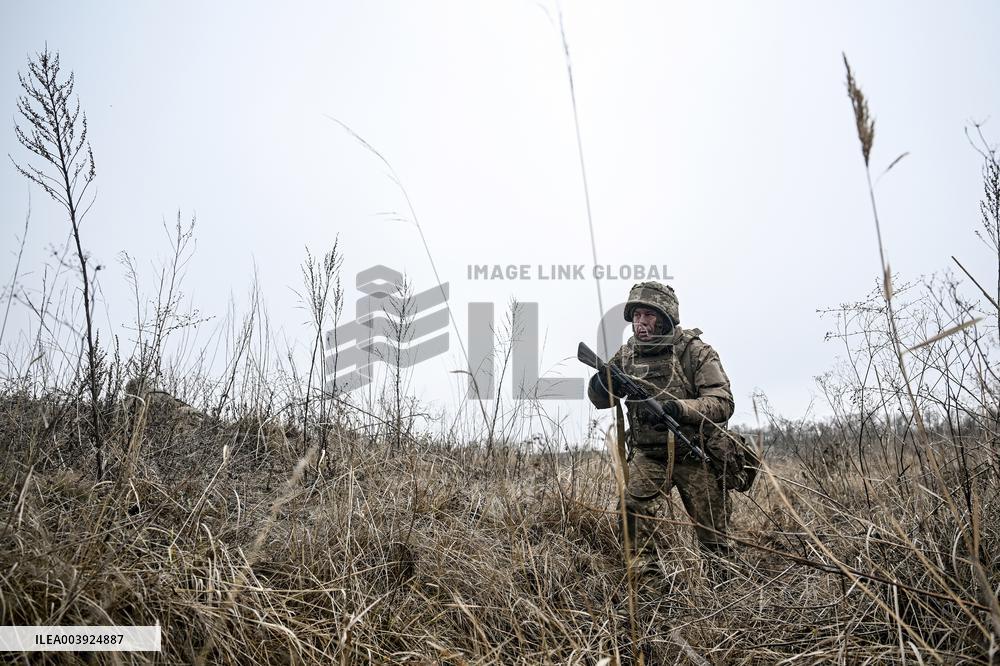Live fire exercise of 110th Territorial Defence Brigade in Zaporizhzhia direction