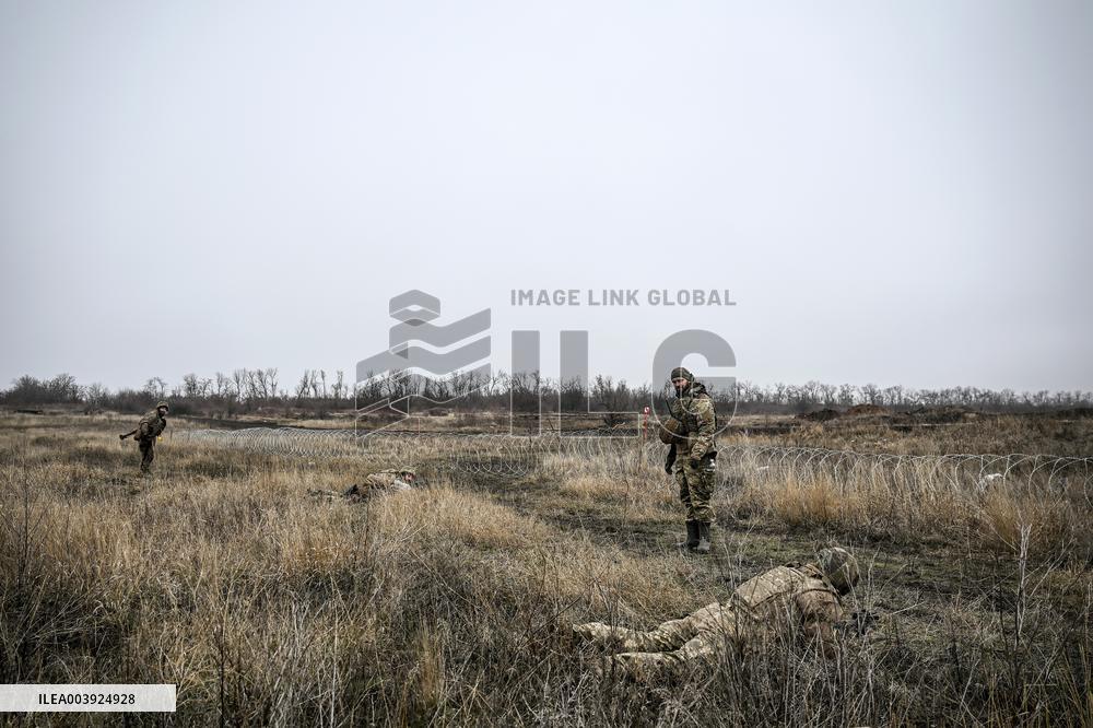Live fire exercise of 110th Territorial Defence Brigade in Zaporizhzhia direction