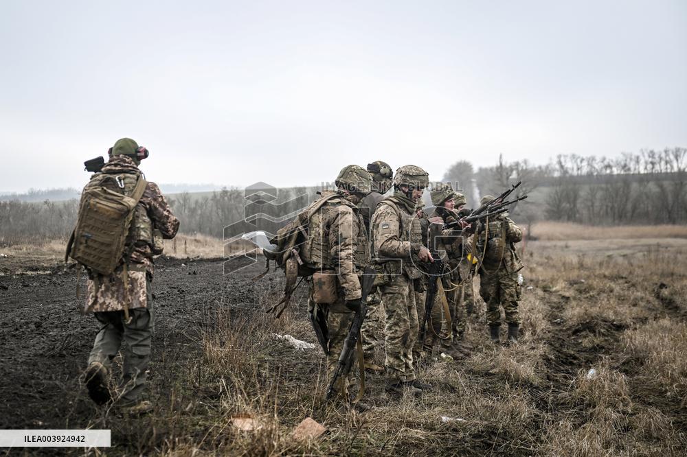 Live fire exercise of 110th Territorial Defence Brigade in Zaporizhzhia direction