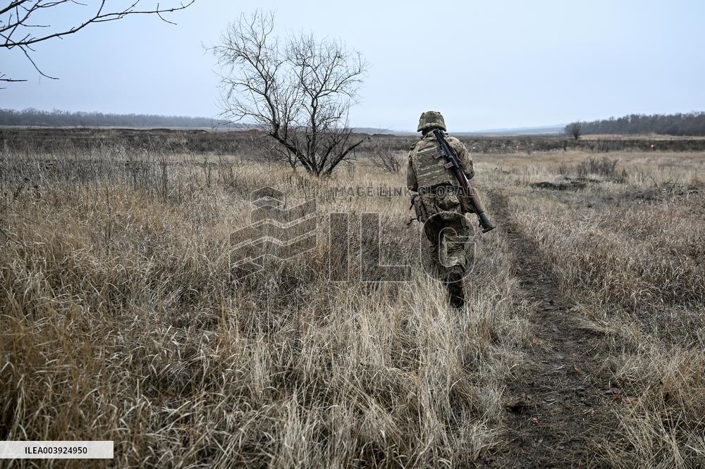 Live fire exercise of 110th Territorial Defence Brigade in Zaporizhzhia direction