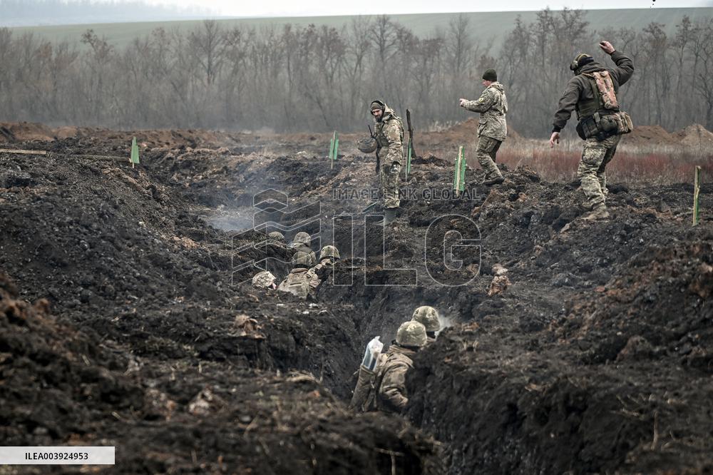 Live fire exercise of 110th Territorial Defence Brigade in Zaporizhzhia direction