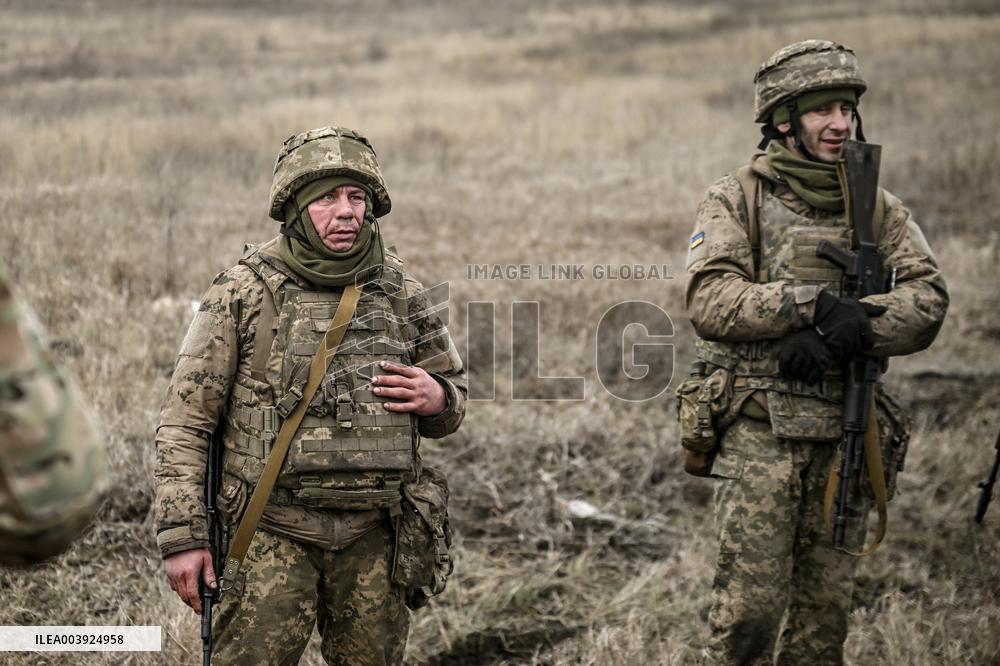 Live fire exercise of 110th Territorial Defence Brigade in Zaporizhzhia direction