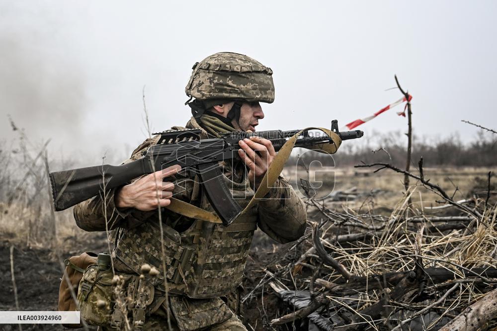 Live fire exercise of 110th Territorial Defence Brigade in Zaporizhzhia direction