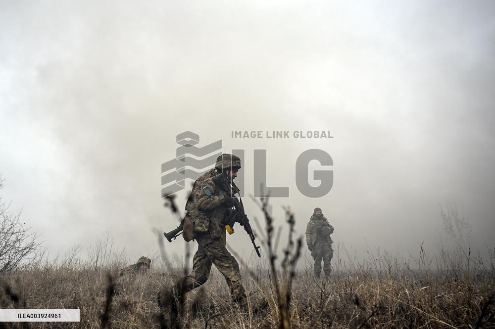 Live fire exercise of 110th Territorial Defence Brigade in Zaporizhzhia direction