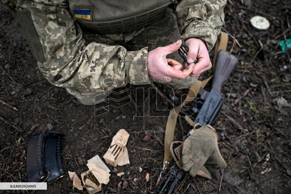 Live fire exercise of 110th Territorial Defence Brigade in Zaporizhzhia direction